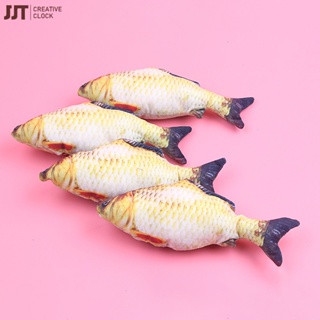 Jd ตุ๊กตาปลาประดิษฐ์ ของเล่นสําหรับสัตว์เลี้ยง แมว