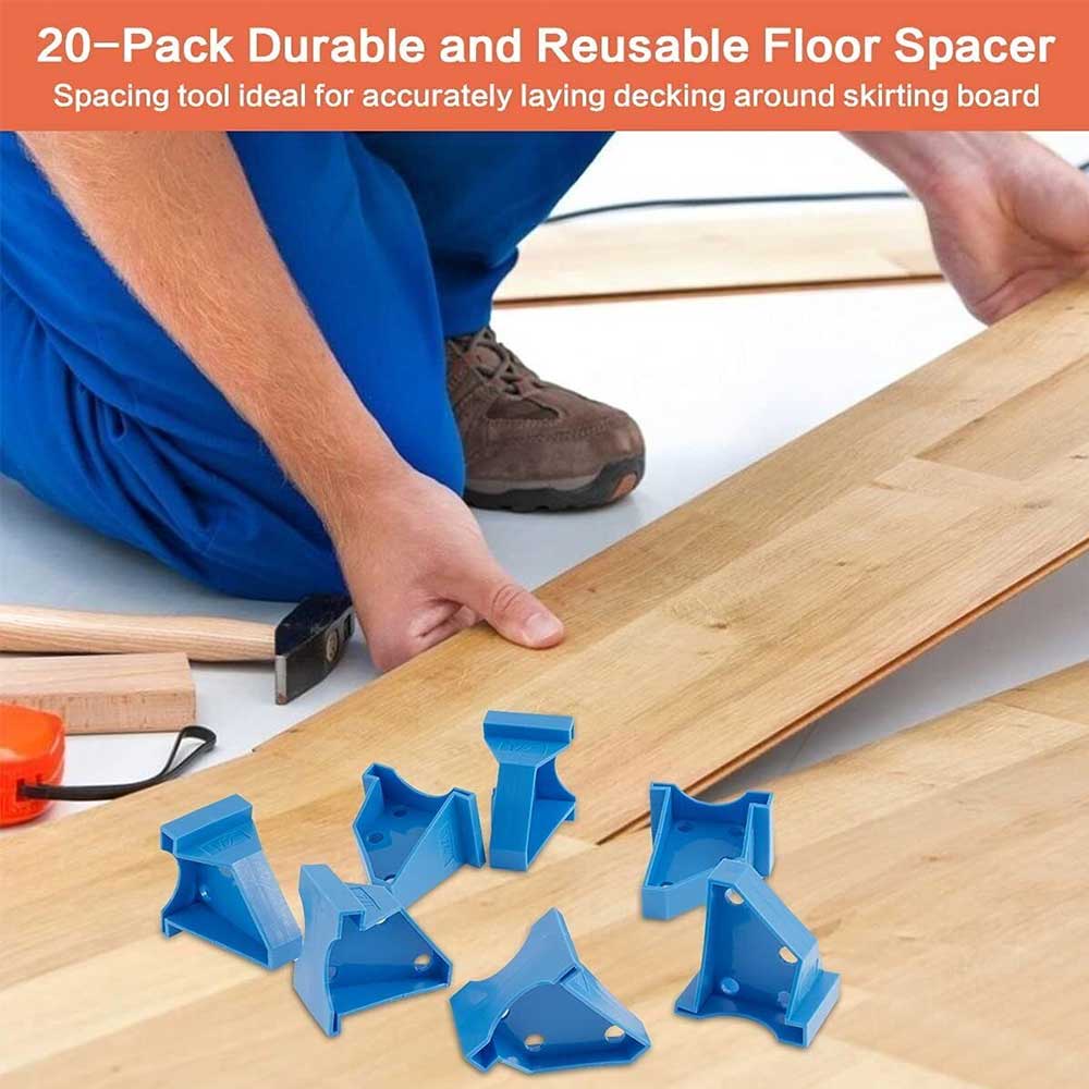 20Pcs Triangle Flooring Spacer, Laminate Double Head Floor Installation
