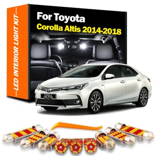 หลอดไฟ LED 14 ชิ้น สําหรับ Toyota Corolla Altis 2014 2015 2016 2017 2018