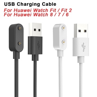 สายชาร์จ USB 100 ซม. สําหรับ Huawei Band 8/7/6 อะแดปเตอร์แม่เหล็ก สําหรับ Huawei Watch Fit / Fit 2 อุปกรณ์เสริมสมาร์ทวอทช์