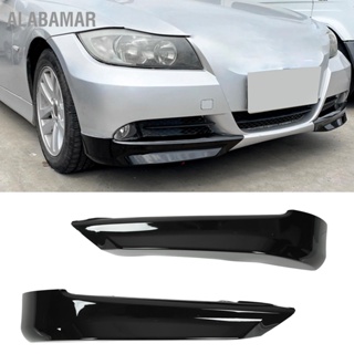 ALABAMAR 2PCs กันชนหน้าลิป Splitter สปอยเลอร์สำหรับ 3 Series E90 E91 Pre-LCI 2005-2008