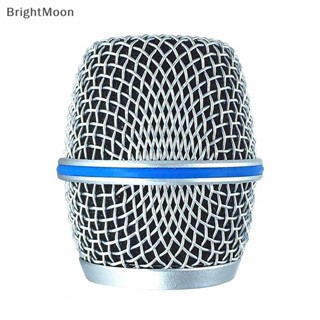 Brightmoon กระจังหน้าไมโครโฟนโลหะ แบบเปลี่ยน สําหรับ Shure Beta58a