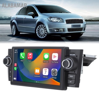 ALABAMAR 7inรถสเตอริโอGPSนำทางหน้าจอสัมผัสWireless CarplayสำหรับFiat Grande Punto Linea 2007 ถึง 2012