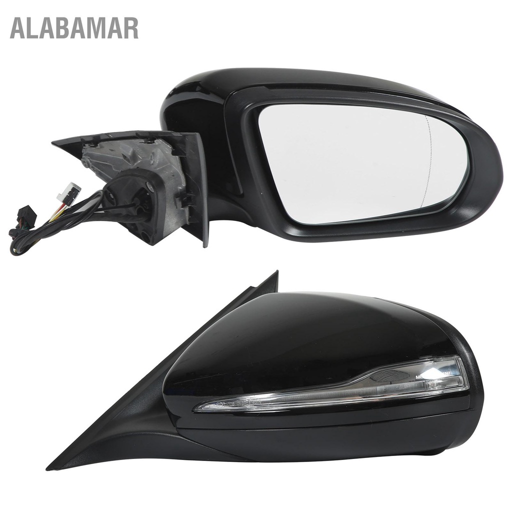 alabamar-2pcs-ด้านหลังดูกระจก-assembly-2058109701-อุ่นกระจกมองข้างด้านข้างสำหรับ-mercedes-benz-c-class-w205-2014-2020