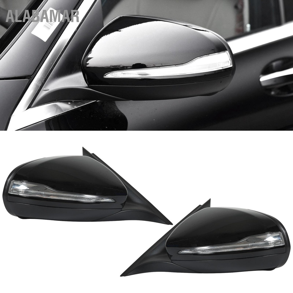 alabamar-2pcs-ด้านหลังดูกระจก-assembly-2058109701-อุ่นกระจกมองข้างด้านข้างสำหรับ-mercedes-benz-c-class-w205-2014-2020