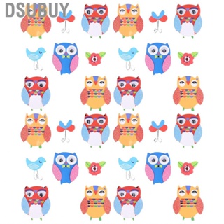 Dsubuy 3D  Cartoon DIY 4Set Scrapbook Owl For Children Stationery