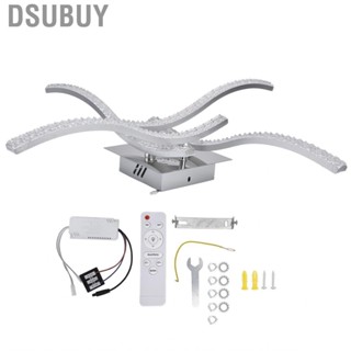 Dsubuy Ceiling Light 3Colors  Dimmable 4Strip Wave Fixture US