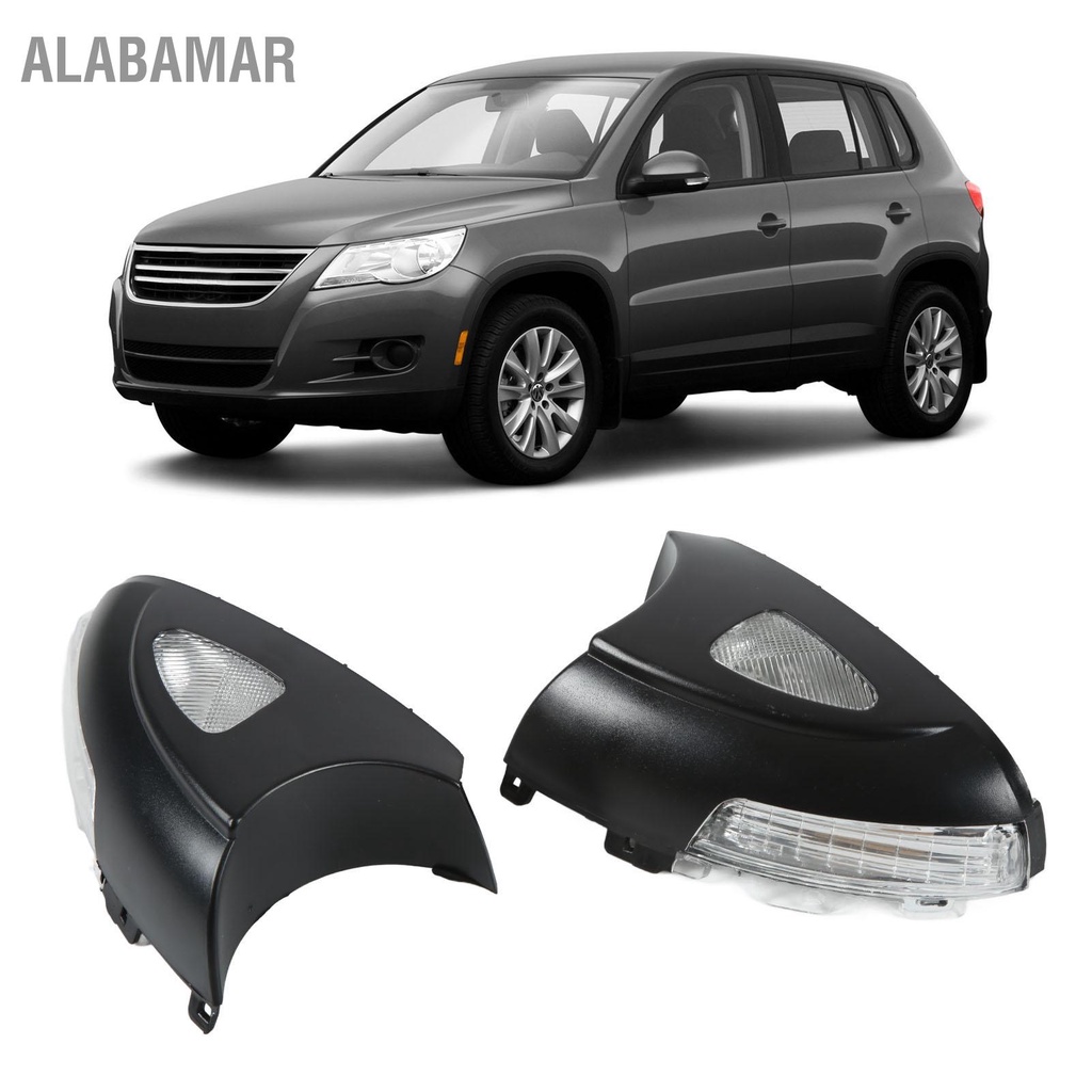 alabamar-คู่ฝาครอบกระจกมองข้างรถยนต์พร้อมไฟเลี้ยว-led-5nd-949-102a-สำหรับรถยนต์