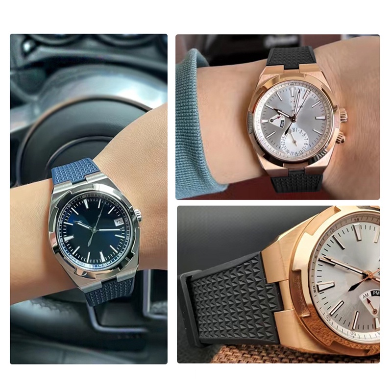 สายนาฬิกาข้อมือ-ยางซิลิโคน-ฟลูออรับเบอร์-สําหรับ-vacheron-overseas-4500v-5500v-7900v-band-24-มม-x-7-มม