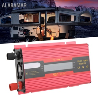 ALABAMAR สีแดงอินเวอร์เตอร์ไฟ DC12V/24V อินพุต AC110V Outlets 420W จอแสดงผล LCD การตรวจจับแรงดันไฟฟ้า