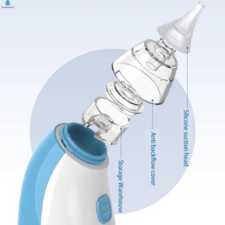 เครื่องช่วยหายใจทางจมูกไฟฟ้า พร้อมหัวดูดซิลิโคน ล้างทําความสะอาดได้ สําหรับเด็กทารก