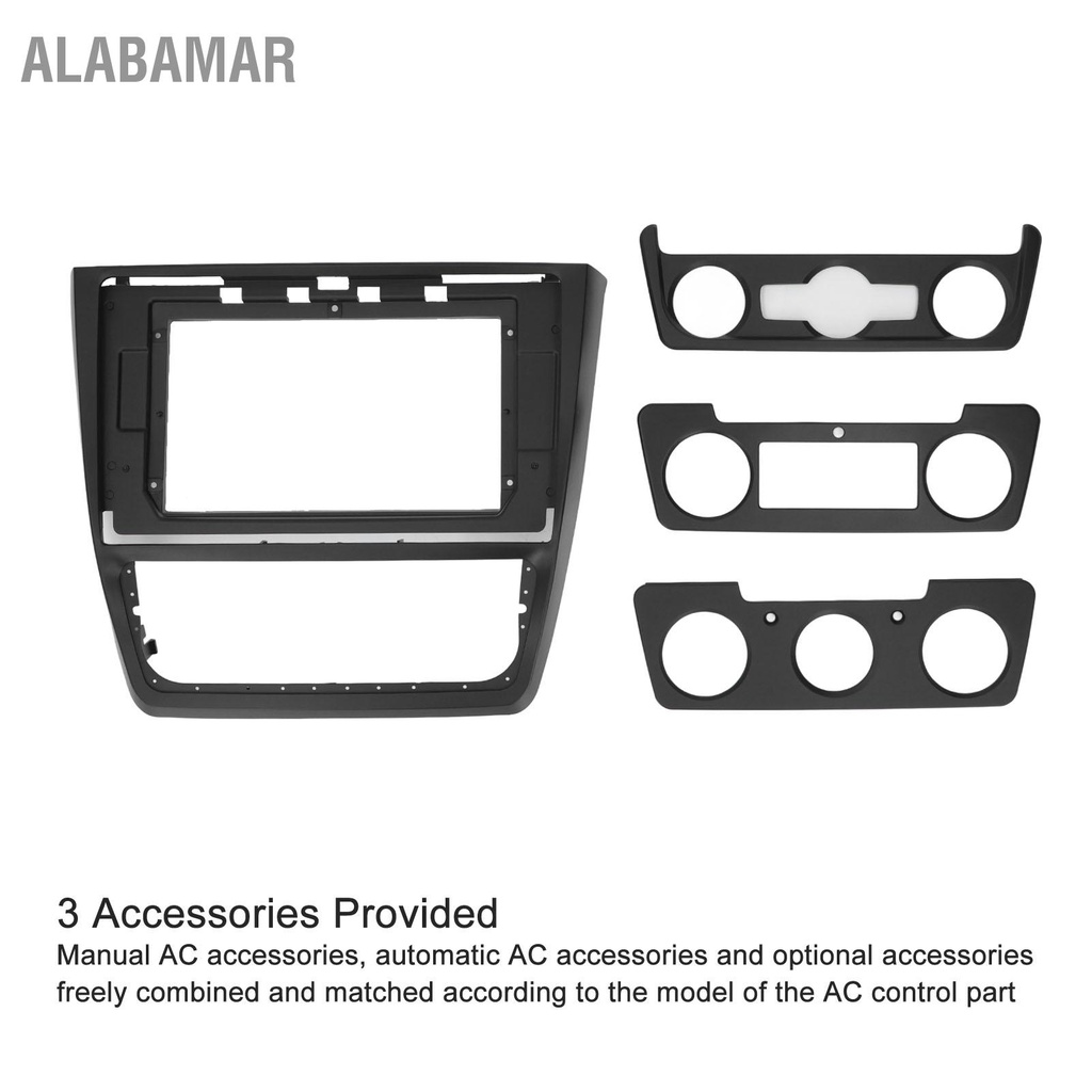 alabamar-รถนำทางแผงกรอบแดชบอร์ด-trim-kit-พร้อม-3-อุปกรณ์เสริม-abs-ไม่มีรอยต่อการปรับเปลี่ยนรถยนต์