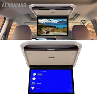 ALABAMAR 17.3in เครื่องเล่นหลังคารถ MP5 1080P HD USB ดิจิตอลเหนือศีรษะติดตั้งจอแสดงผล HDMI Compatible