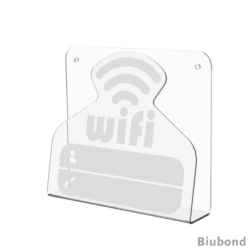 biubond-ป้ายรหัสผ่าน-wifi-อะคริลิคใส-ใช้ซ้ําได้-สําหรับต้อนรับ-โรงแรม-สํานักงาน