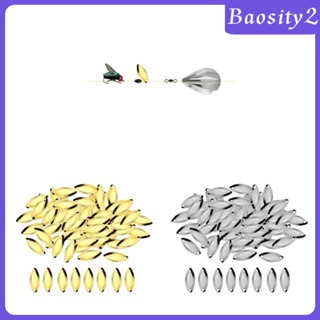 [Baosity2] ช้อนตกปลาประดิษฐ์ หลากสี สําหรับปลาเทราท์ มัสกี้ แซลมอน 100 ชิ้น