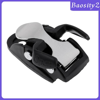 [Baosity2] หัวเข็มขัดรองเท้าโรลเลอร์สเก็ต พร้อมสกรู แบบเปลี่ยน สีดํา