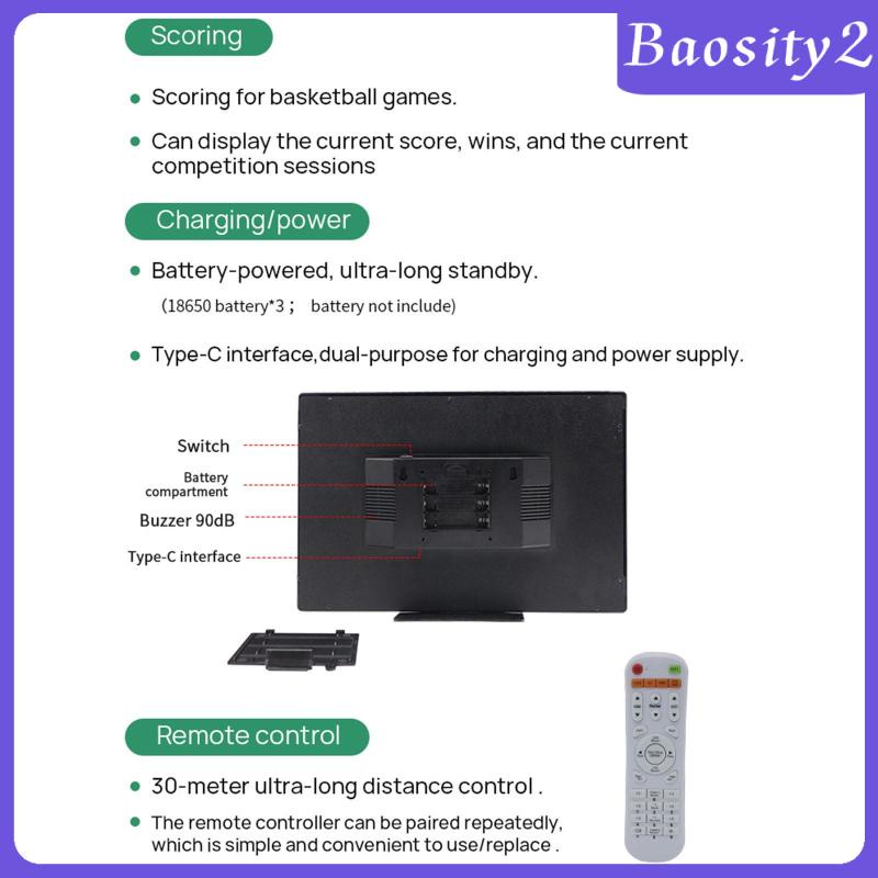 baosity2-บอร์ดคะแนนดิจิทัล-แบบแขวนผนัง-ใช้แบตเตอรี่