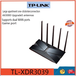 Tp-link AX3000 เราเตอร์ไร้สาย wifi6 ความเร็วสูง ขนาดใหญ่ สําหรับหอพัก แม่ เด็ก XDR3039