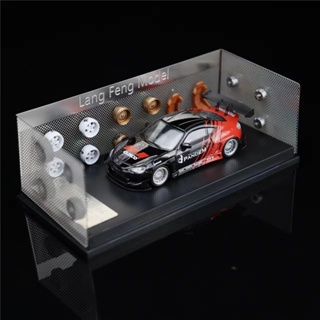 Lf รถของเล่น 1:64 Toyota GT86 Pandem HKS Diecast ของขวัญวันเกิด สําหรับเด็กผู้ชาย