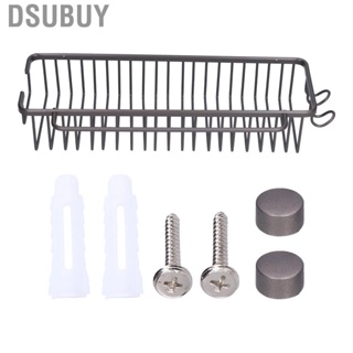 Dsubuy Bathroom Mesh  Shelf  Gray Rectangular W/Hook 40cm Organizer US