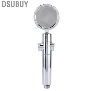 Dsubuy Handheld Shower Nozzle Turbo Fan Head Plating Straight Handle for Home