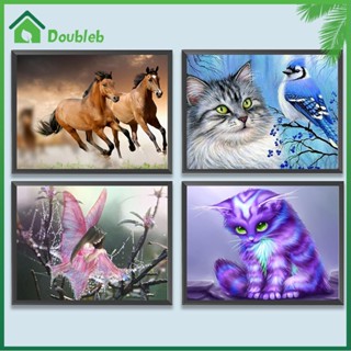 【Doub X ✮】ภาพวาดสีน้ํามัน ตามตัวเลข รูปสัตว์ DIY สําหรับตกแต่งผนังบ้าน ✮