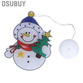 Dsubuy Qinyayoa Christmas Snowman  Window Light Reusable ChristmasWindow Hanging