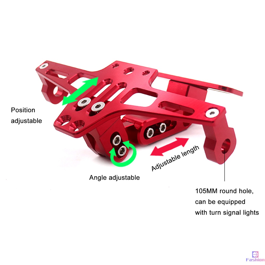 ตัวยึดป้ายทะเบียนรถจักรยานยนต์-ปรับได้