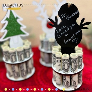 Eutus คลิปหนีบเงิน รูปต้นคริสต์มาส สําหรับตกแต่งบ้าน