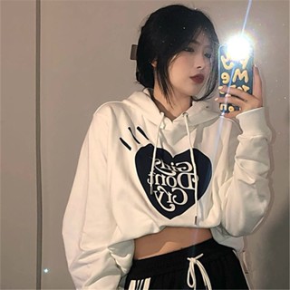  เสื้อผ้าผู้ญิง แขนยาว เสื้อฮู้ด คลุมหญิง สไตล์เกาหลี แฟชั่น A98J3BM 34Z230825