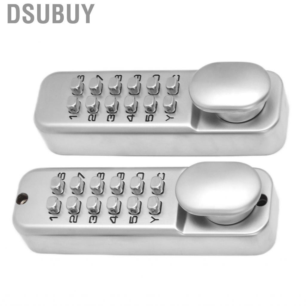 dsubuy-keyless-door-lock-durable-password-silver-mechanical-for-shop-hotel