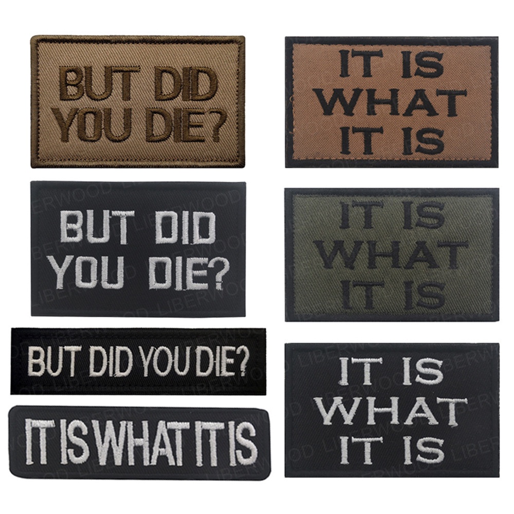 it-is-what-it-is-but-did-you-die-แผ่นสติกเกอร์-พร้อมตะขอ-สําหรับติดตกแต่งเสื้อผ้า