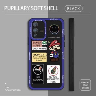 สําหรับ Vivo V15 S1 Pro V20 2021 V20 Pro V20 SE V23 5G เคสโทรศัพท์ซิลิโคน TPU แบบนิ่ม ลายอนิเมะมาริโอ้ ป้องกันกล้อง กันกระแทก