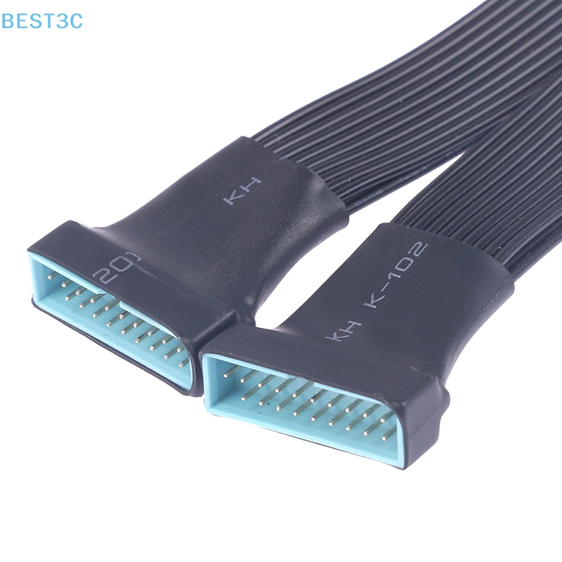 best3c-เมนบอร์ด-usb-3-0-19pin-1-เป็น-2-สายเคเบิลต่อขยาย-12-ซม-19pin-ขายดี