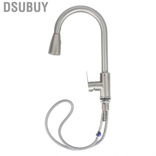 Dsubuy Sink Faucet Single Lever Water Tap with Pull Out Nozzle for Home Kitchen Bathroom