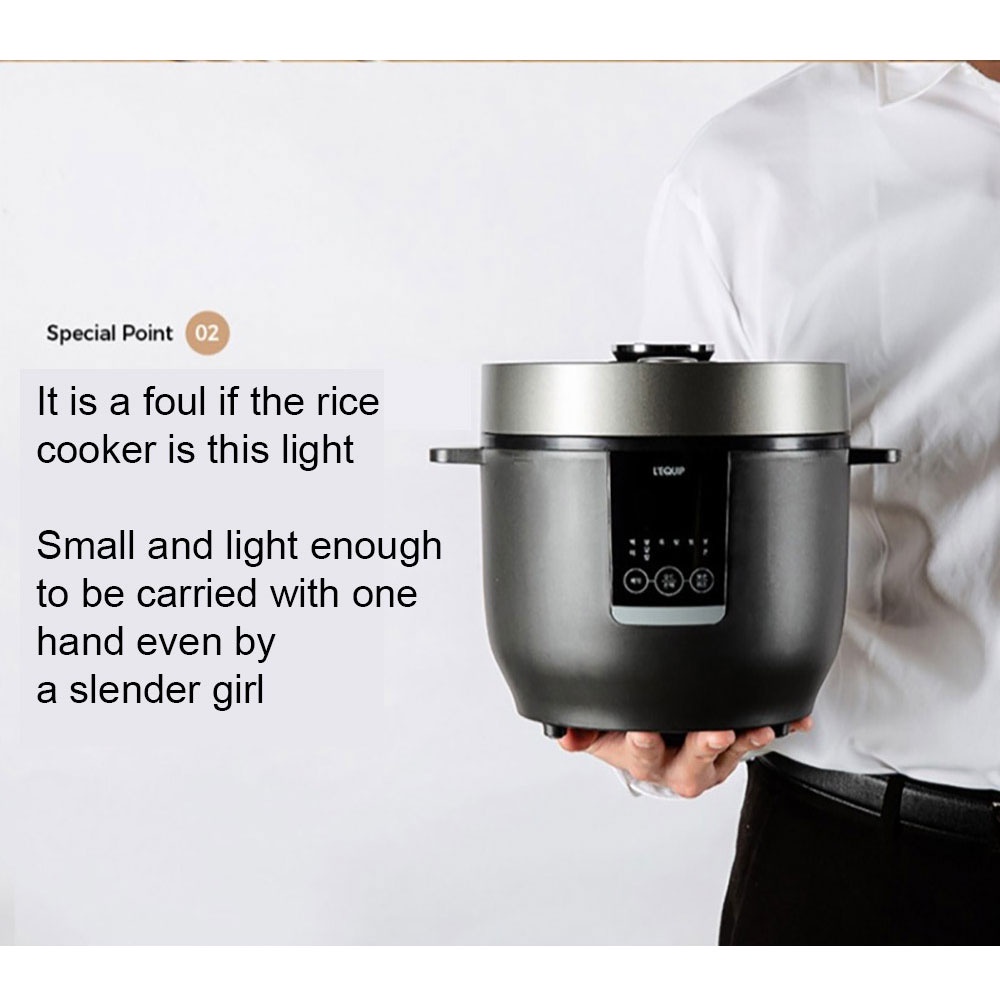 lequip-lrc-0302b-mini-rice-electric-cooker-for-1-person-fast-cooking-steamer