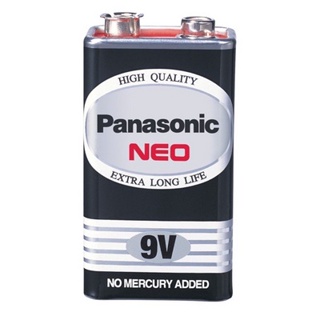 ถ่าน Panasonic NEO 9V ( ก้อนเหลี่ยมสีดำ )
