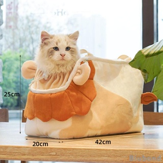 [Biubond] กระเป๋าถือ ผ้าแคนวาส แบบนิ่ม ลายแมว สําหรับพกพา