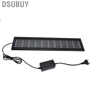 Dsubuy Super  LEDs  Fish Tank Light Ultra Thin Dimmable Bracket Lamp EU Plug 220V