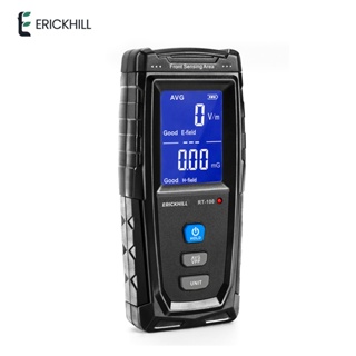 เครื่องตรวจจับรังสีสนามแม่เหล็กไฟฟ้า Emf Meter แบบพกพา ชาร์จได้ สําหรับคอมพิวเตอร์ OQKQ