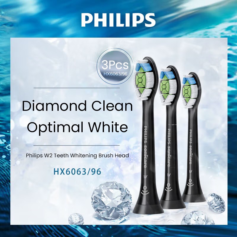 philips-hx6063-หัวแปรง-แบบเปลี่ยน-สําหรับ-philips-sonicare-diamond-clean-proresults-flexcare-hx6064-14-standard-3-ชิ้น-ต่อแพ็ค