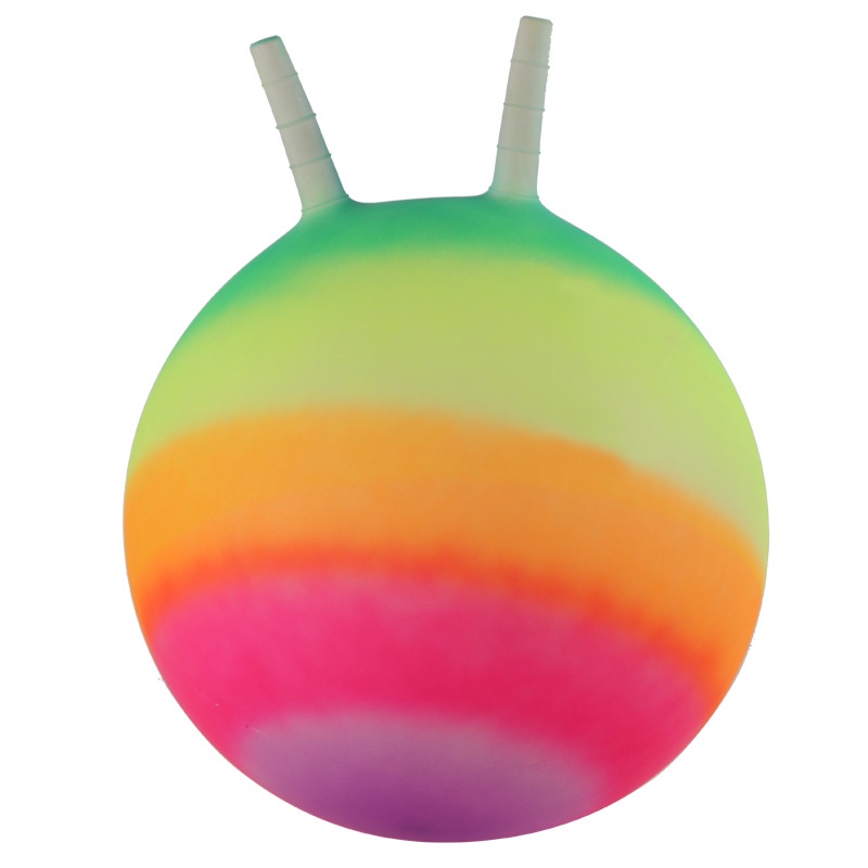 spot-second-hair-factory-direct-sales-45cm-rainbow-trading-ball-basketball-racket-ball-18-inch-horn-childrens-toy-ball-ball-ball-8-cc