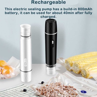 Handheld Vacuum Sealer Electric Rechargeable Cordless Kitchen Snack Bag Sealing Pump Restaurant Vegetable Seal Machine