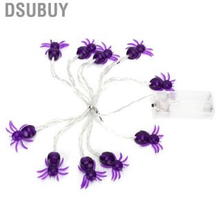 Dsubuy Halloween Lights  Purple Spider Shape Decorative String For Festiva MU