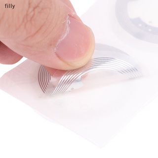 Filly สติกเกอร์แท็กอิเล็กทรอนิกส์ ทรงกลม เส้นผ่าศูนย์กลาง 40 มม. เปลี่ยนได้ เขียนซ้ําได้ สําหรับติดฉลากโคลน NFC 10 ชิ้น ต่อชุด
