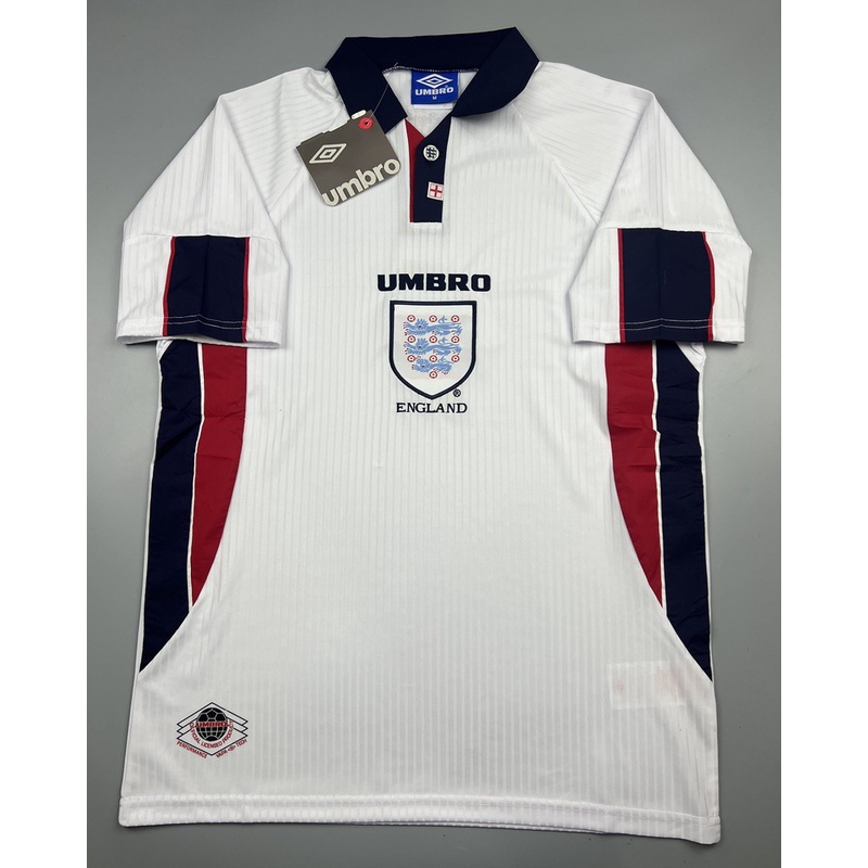 เสื้อบอล-ย้อนยุค-ทีมชาติ-อังกฤษ-1998-เหย้า-retro-england-home-เรโทร-คลาสสิค-1998-99