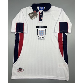 เสื้อบอล ย้อนยุค ทีมชาติ อังกฤษ 1998 เหย้า Retro England Home เรโทร คลาสสิค 1998-99