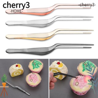 Cherry3 แหนบคีบอาหาร ชุบ เครื่องมือห้องครัว เสิร์ฟ นําเสนอ บาร์บีคิว คลิป