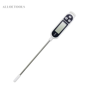 Tp300 เครื่องวัดอุณหภูมิเนื้อสัตว์ดิจิทัล LCD สําหรับทําอาหาร บาร์บีคิว น้ํา นม น้ํามัน เซนเซอร์อุณหภูมิของเหลว [alloetools.th]