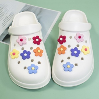 จี้รูปดอกทานตะวัน ดอกเดซี่น่ารัก เครื่องประดับ สําหรับตกแต่งรองเท้า Crocs Jibbitz Jibbits